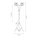 MiLagro EKNS0454 naświetlacz LED Bobby 2x30W oświetlenie klasy premiu