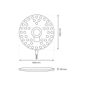 MiLagro EKM0462 moduł LED FIX 20W 3000K eleganckie oświetlenie