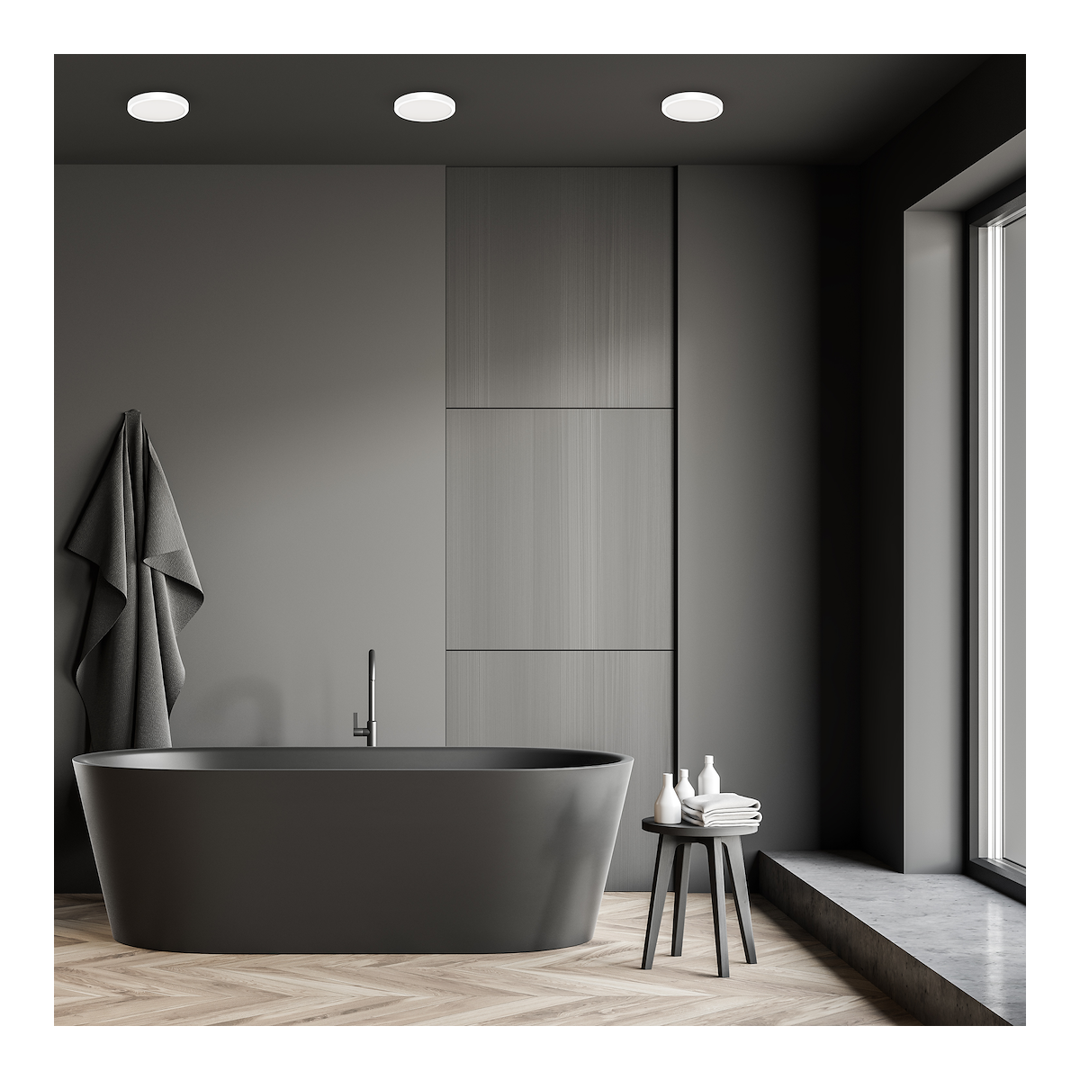 MiLagro EKP0470 plafon Vera 18W IP65 designerskie lampy LED