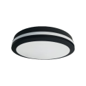 MiLagro Plafon Marlon 12W 4000K Czarny IP54 EKP0474