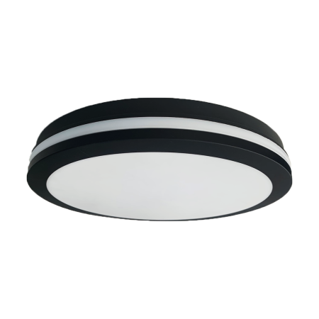 MiLagro Plafon Marlon 36W 4000K Czarny IP54 EKP0476