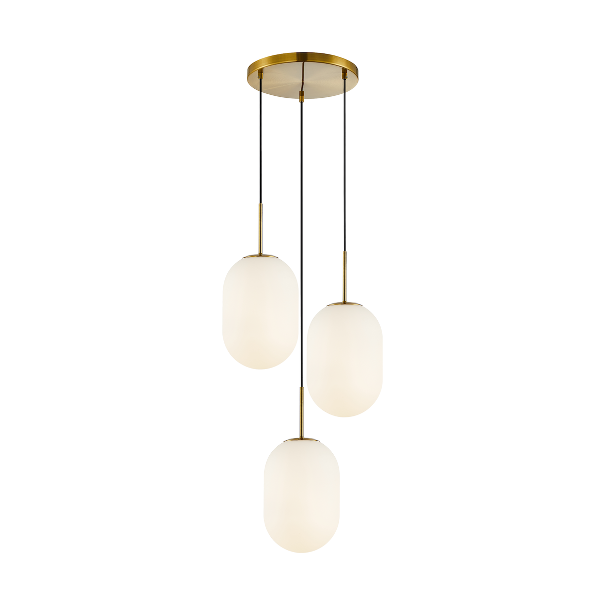 MiLagro Lampa wisząca ALIAS GOLD 3xE14 koło ML0315