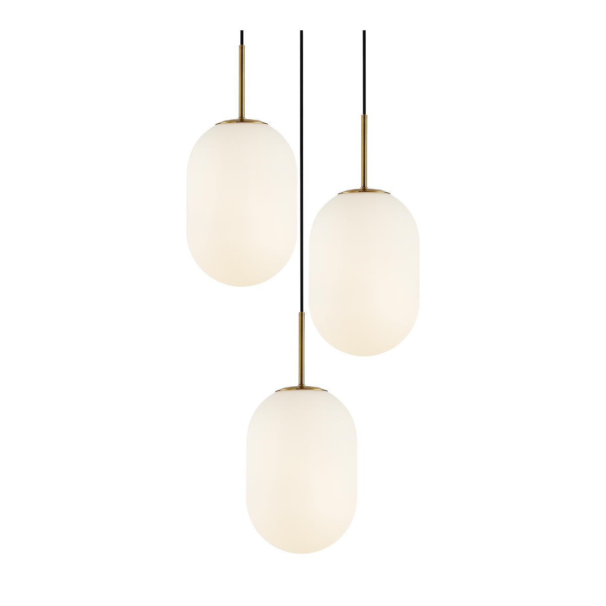 MiLagro Lampa wisząca ALIAS GOLD 3xE14 koło ML0315