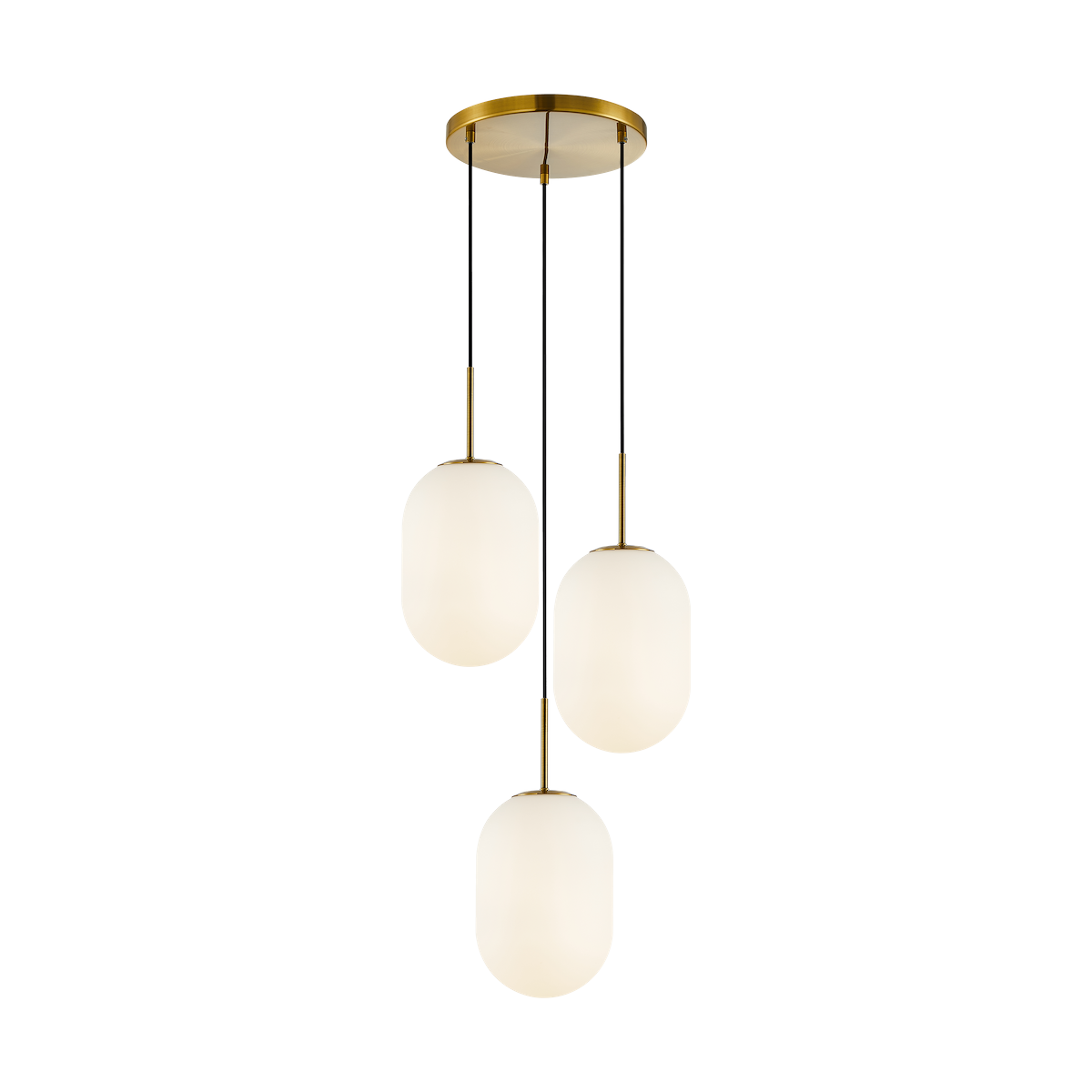 MiLagro Lampa wisząca ALIAS GOLD 3xE14 koło ML0315