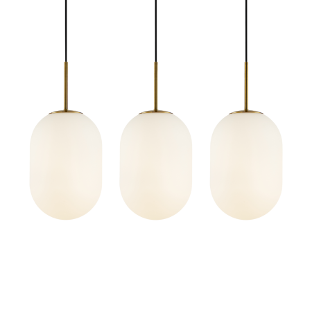MiLagro Lampa wisząca ALIAS GOLD 3xE14 ML0316