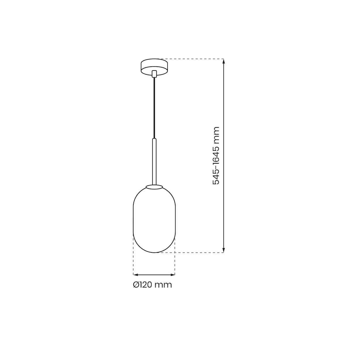 MiLagro Lampa wisząca ALIAS GOLD 1xG9 fi 120 ML0317