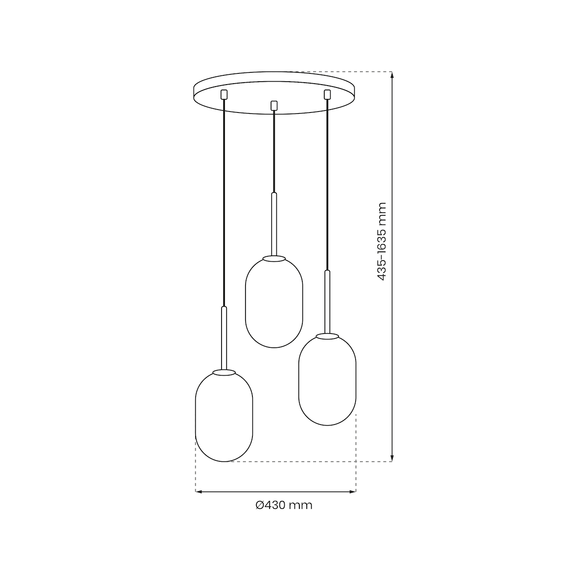 MiLagro ALIAS BLACK ML0320 lampa nietuzinkowe oświetlenie
