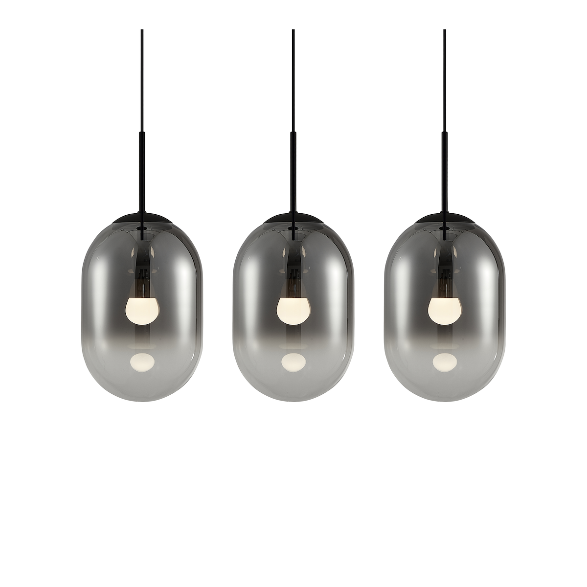 MiLagro Lampa wisząca ALIAS BLACK 3xE14 ML0321