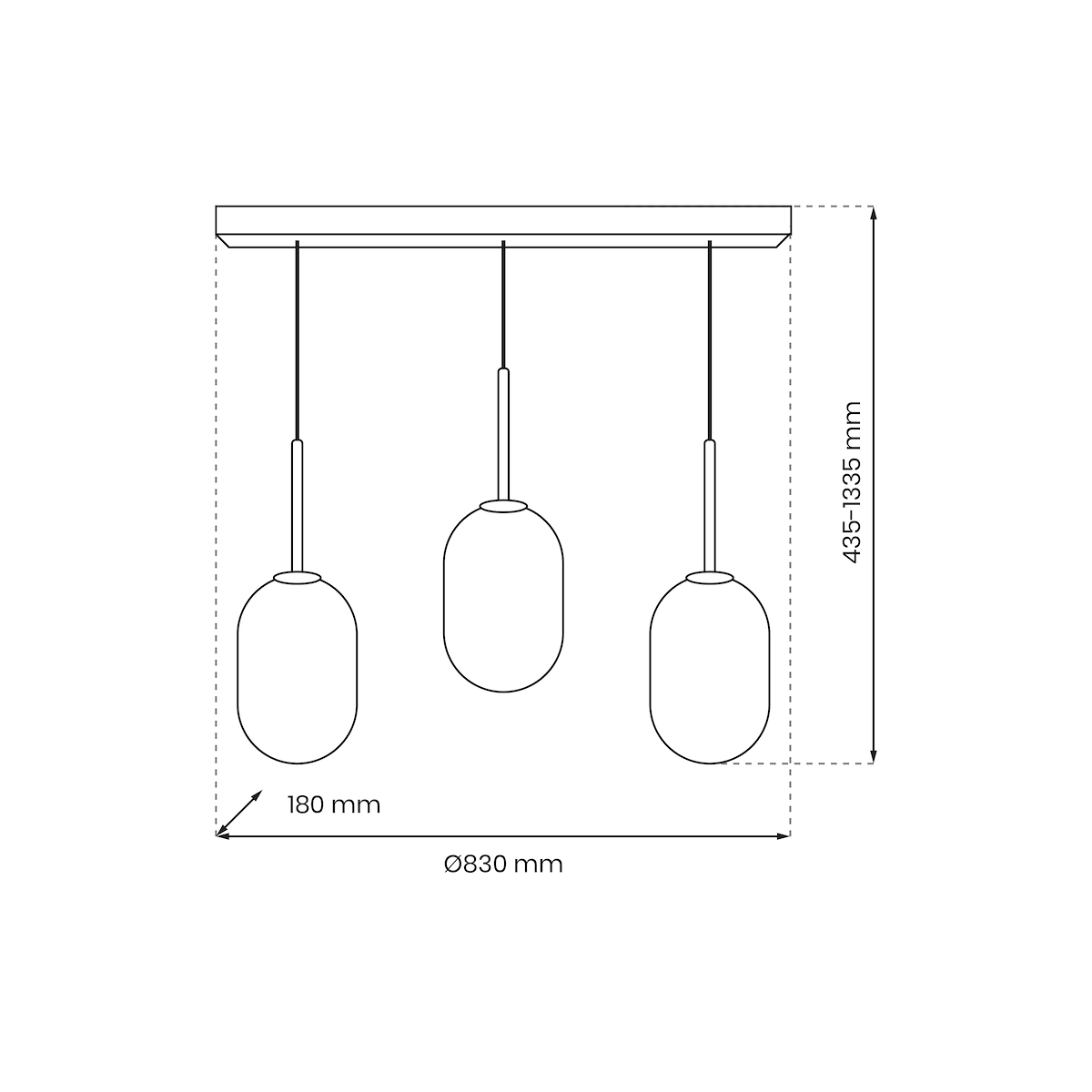 MiLagro ALIAS BLACK ML0321 lampa klimatyczne oświetlenie