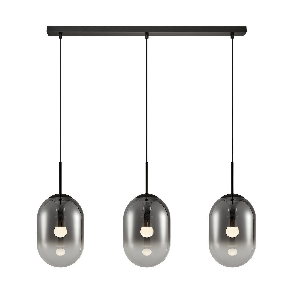 MiLagro Lampa wisząca ALIAS BLACK 3xE14 ML0321