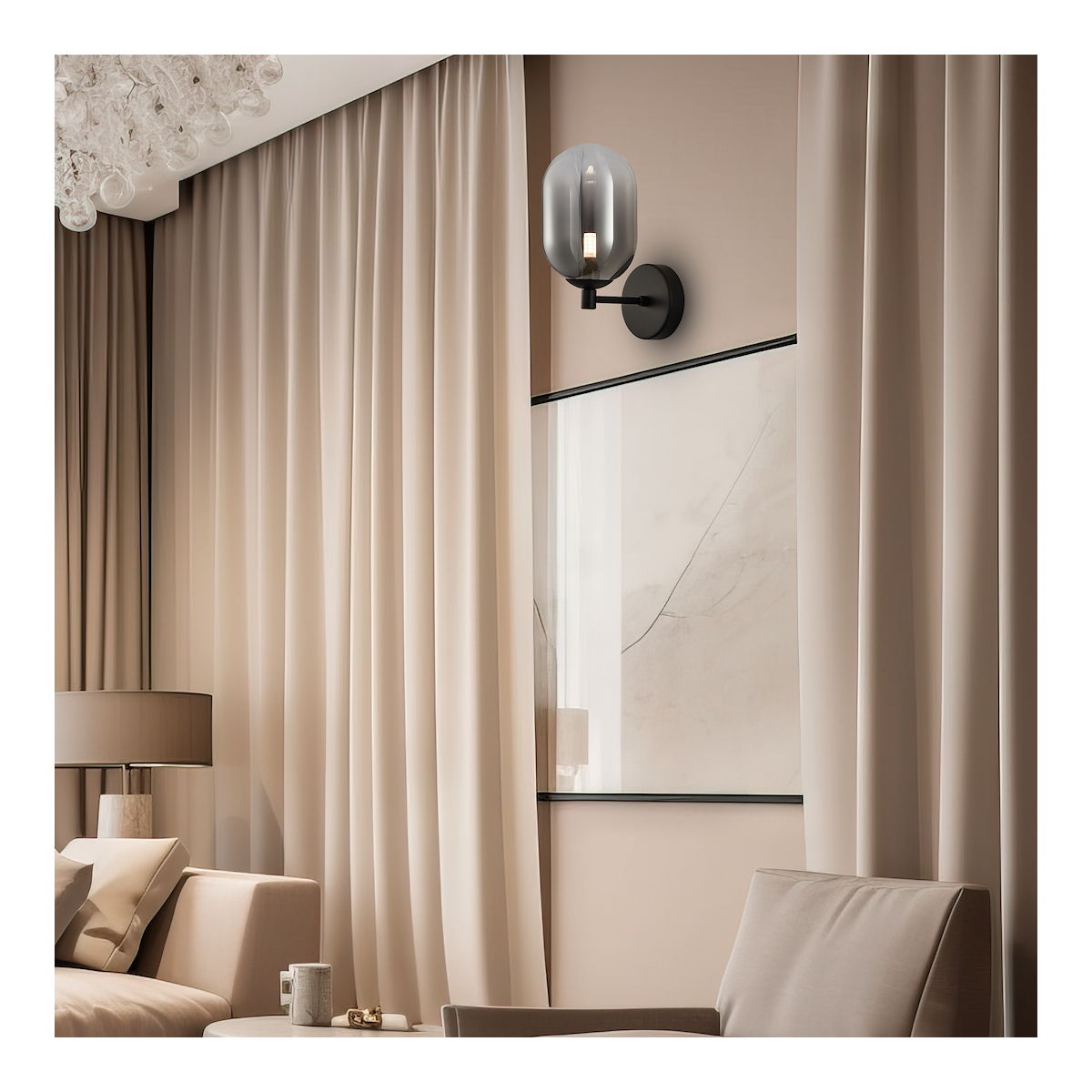 MiLagro Kinkiet ALIAS BLACK 1xG9 ML0324