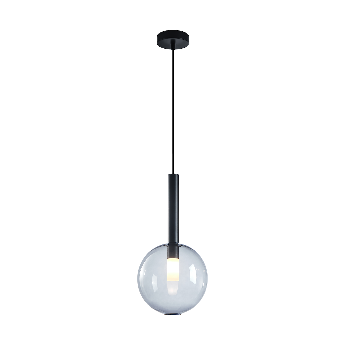 MiLagro Lampa wisząca NIKO BLACK 1xG9 fi 200 ML0329