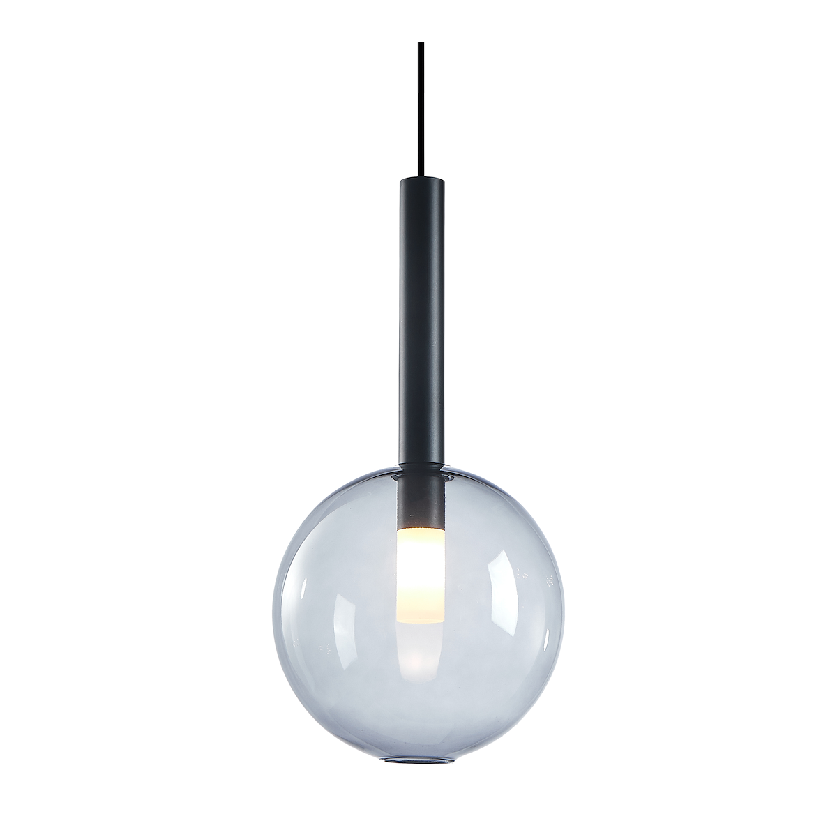 MiLagro Lampa wisząca NIKO BLACK 1xG9 fi 200 ML0329