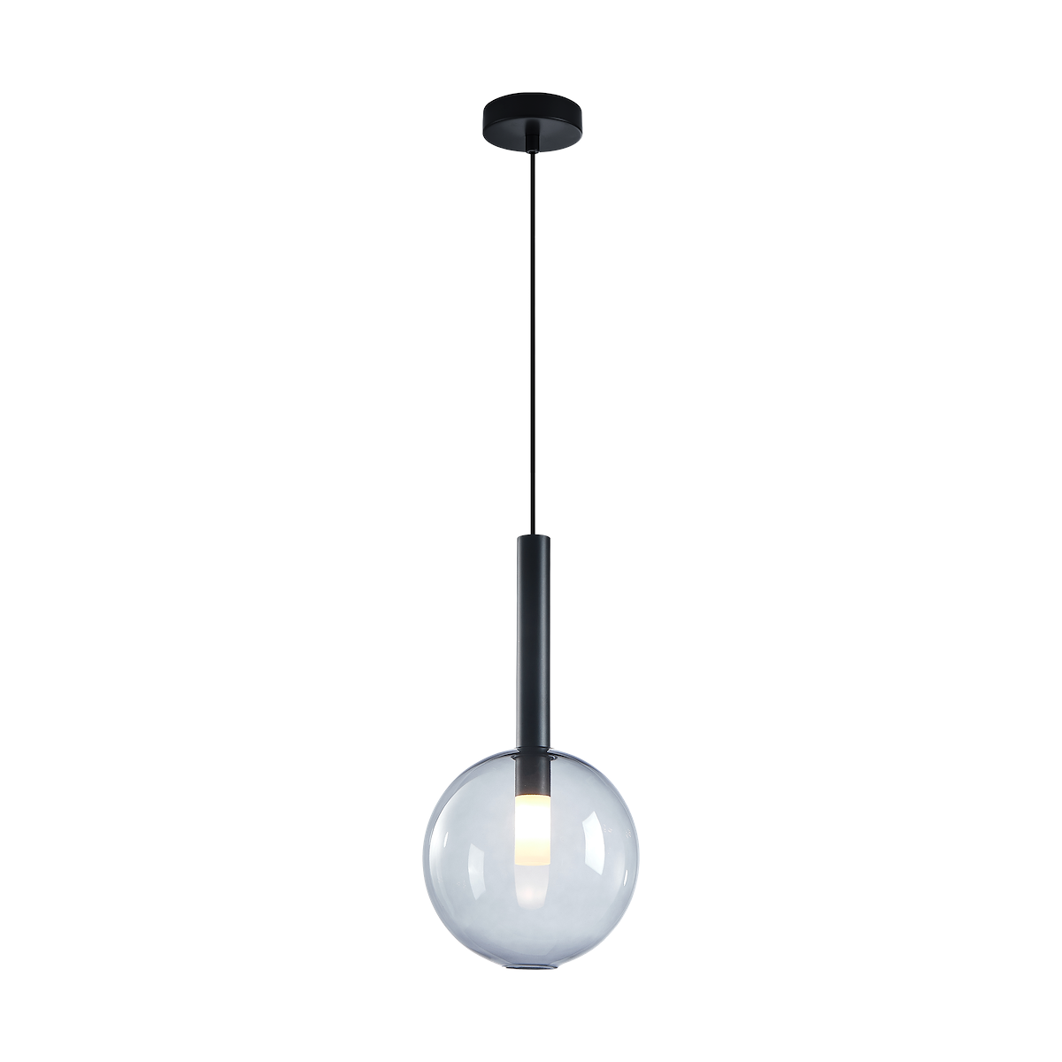MiLagro Lampa wisząca NIKO BLACK 1xG9 fi 200 ML0329