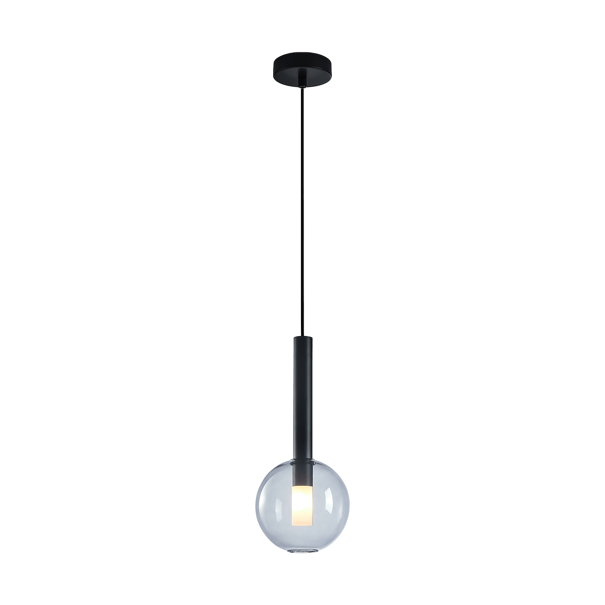 MiLagro MILML0331 - czarna lampa wisząca G9 wyjątkowy element aranżac