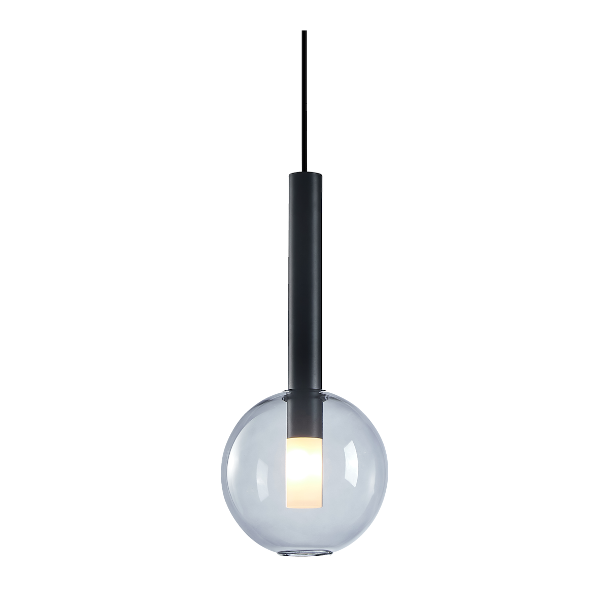 MiLagro Lampa wisząca NIKO BLACK 1xG9 fi 150 ML0331