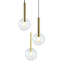 MiLagro Lampa wisząca NIKO GOLD 3xG9 ML0332