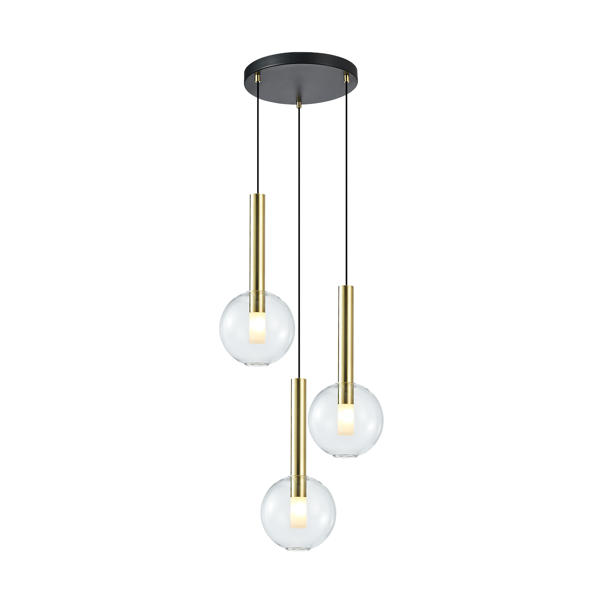 MiLagro Lampa wisząca NIKO GOLD 3xG9 ML0332