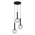 MiLagro MILML0333 - czarna lampa wisząca 3xG9 unikalne oświetlenie