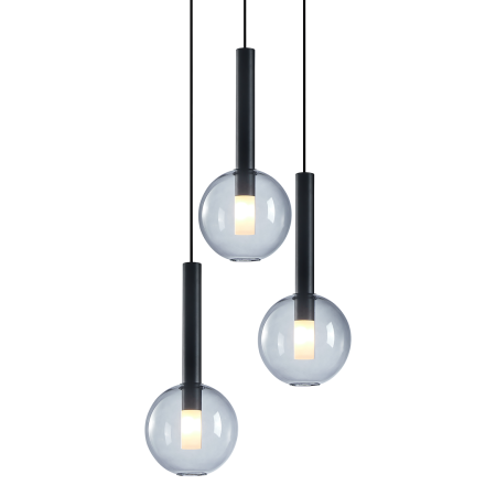 MiLagro Lampa wisząca NIKO BLACK 3xG9 ML0333
