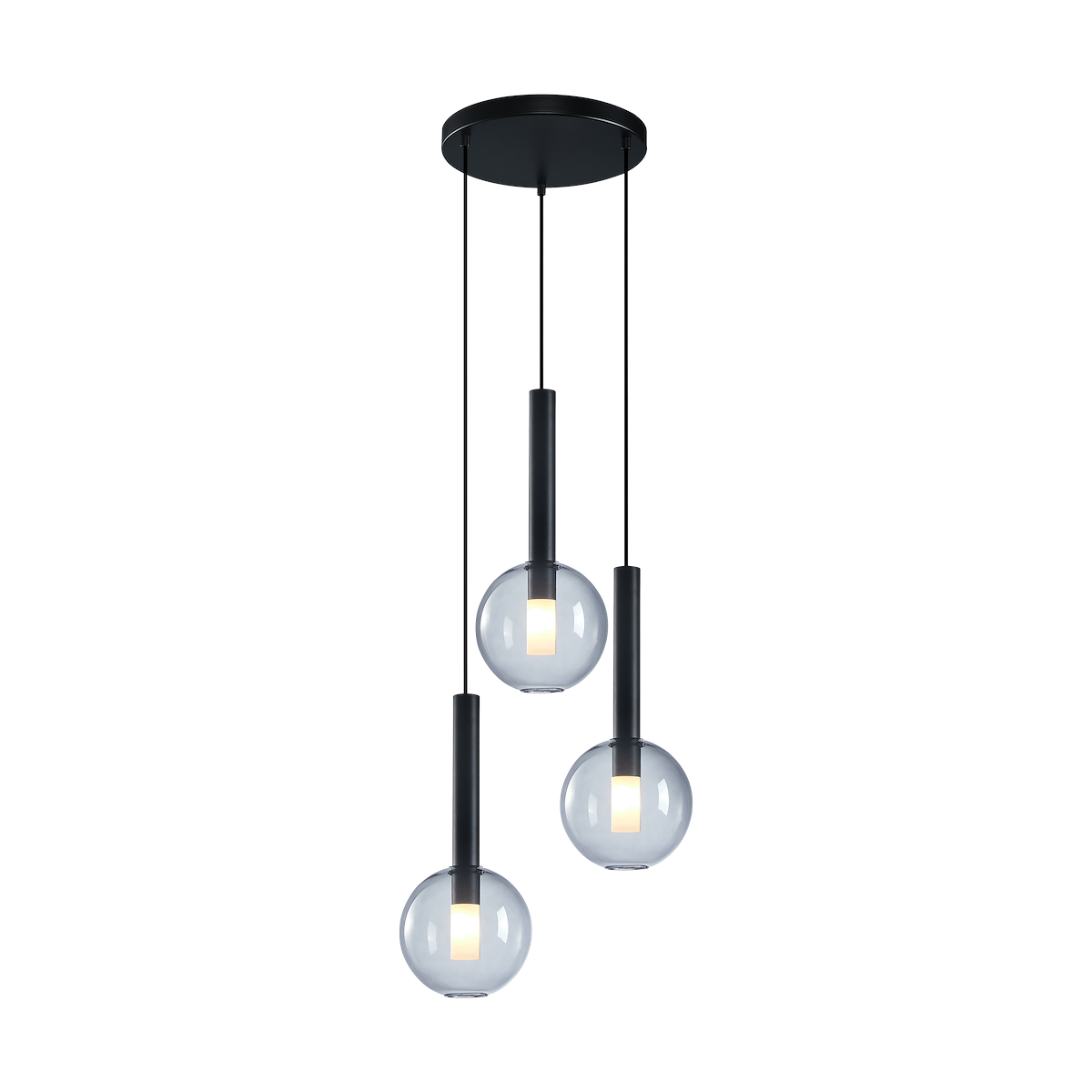 MiLagro Lampa wisząca NIKO BLACK 3xG9 ML0333