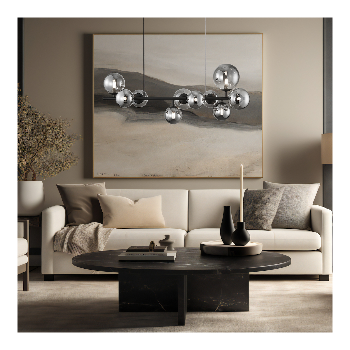 MiLagro MILML0335 - lampa wisząca MILA 10xG9 stylowe oświetlenie