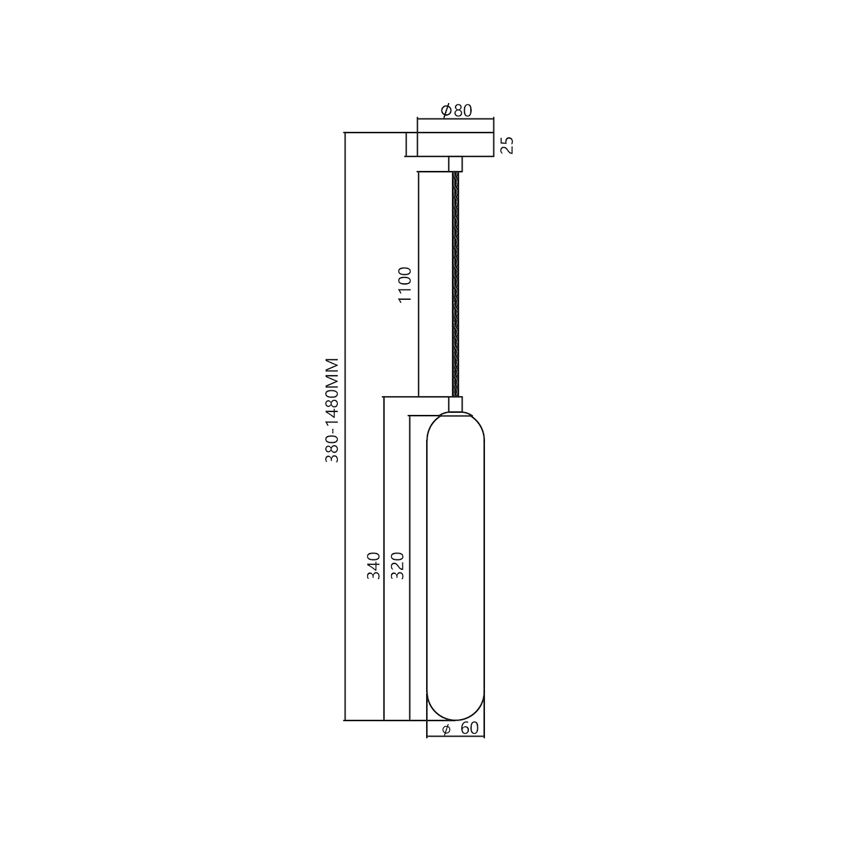 MiLagro Lampa wisząca PAX GOLD 1xG9 ML0338