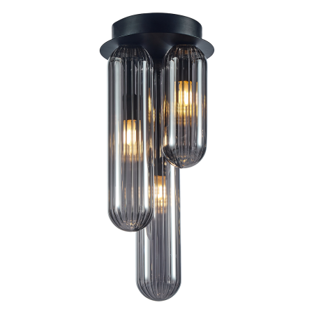 MiLagro Lampa sufitowa PAX BLACK 3xG9 ML0339