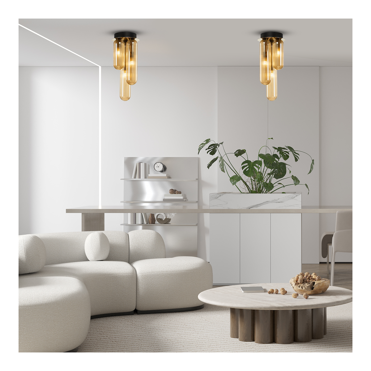 MiLagro MILML0340 - lampa sufitowa PAX GOLD eleganckie oświetlenie