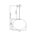 MiLagro Lampa wisząca CAMPANIA 1xE27 ML0342