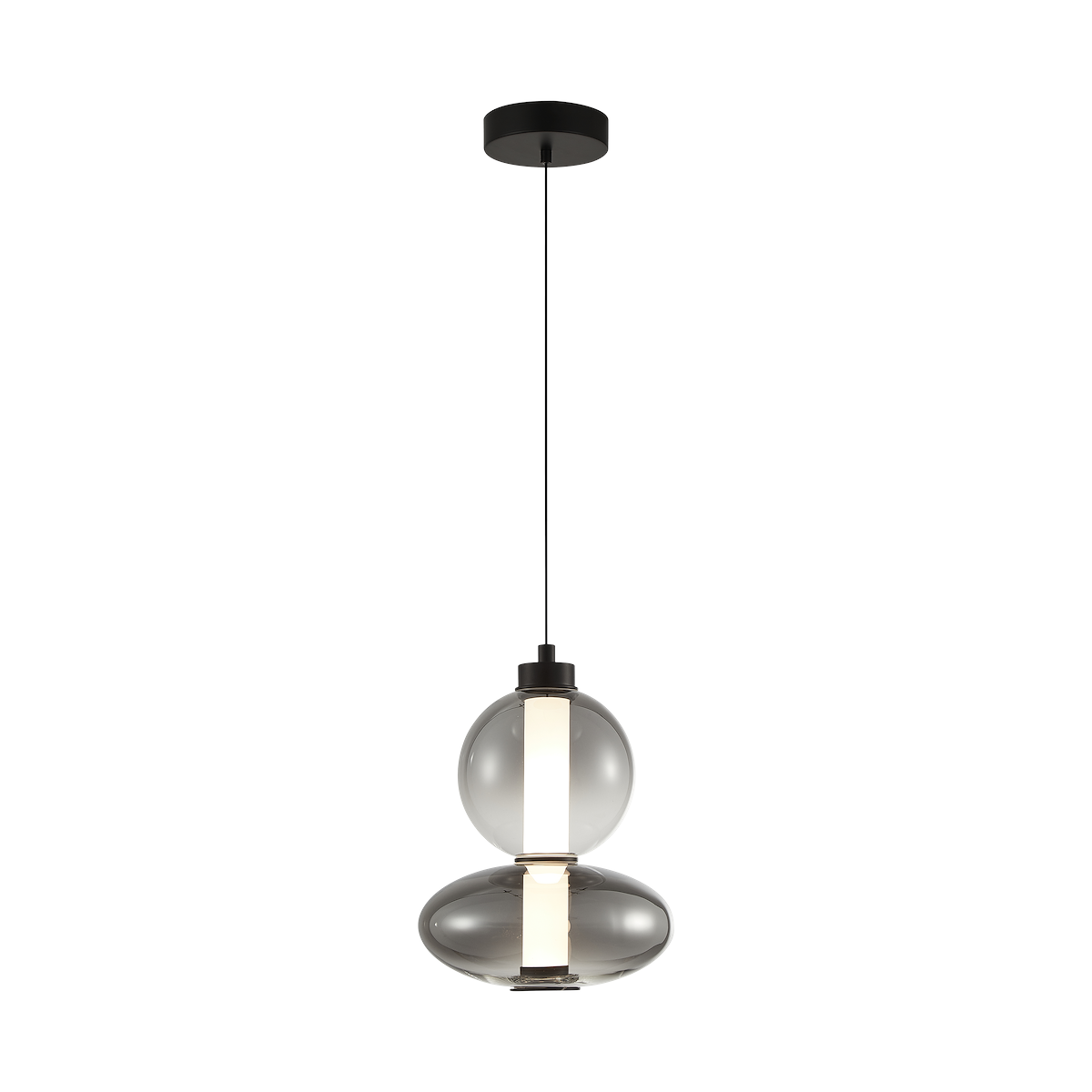 MiLagro Lampa wisząca DAPHNE SMOKED 12W ML0344