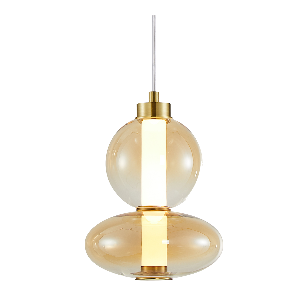 MiLagro MILML0345 - lampa DAPHNE AMBER 12W wyjątkowa iluminacja