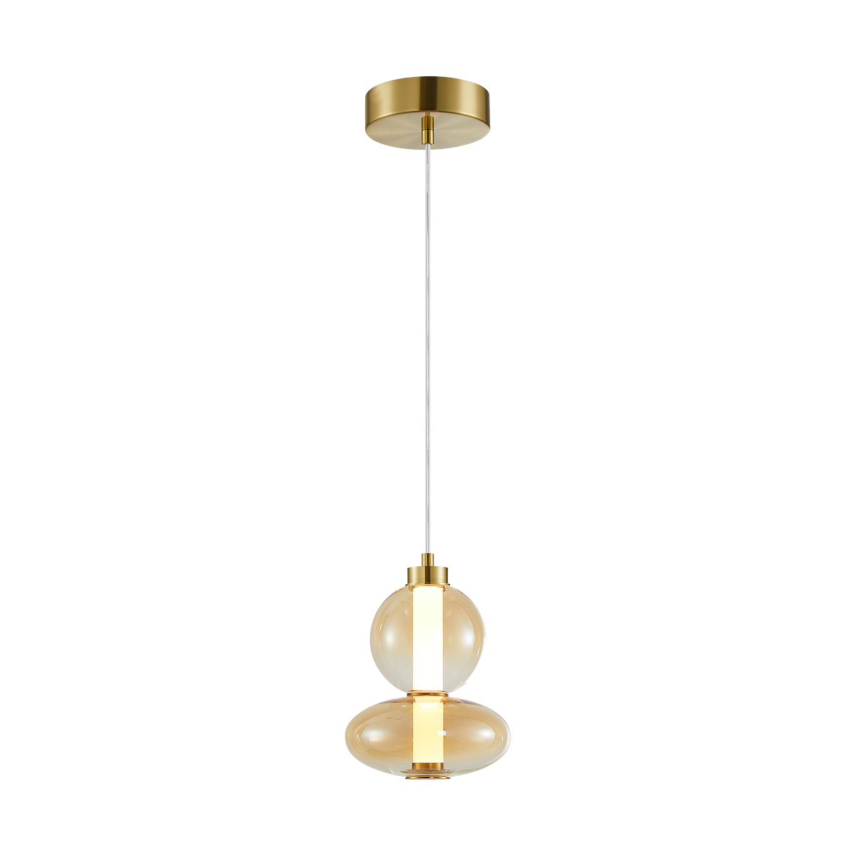 MiLagro MILML0345 - lampa DAPHNE AMBER 12W wyjątkowa iluminacja