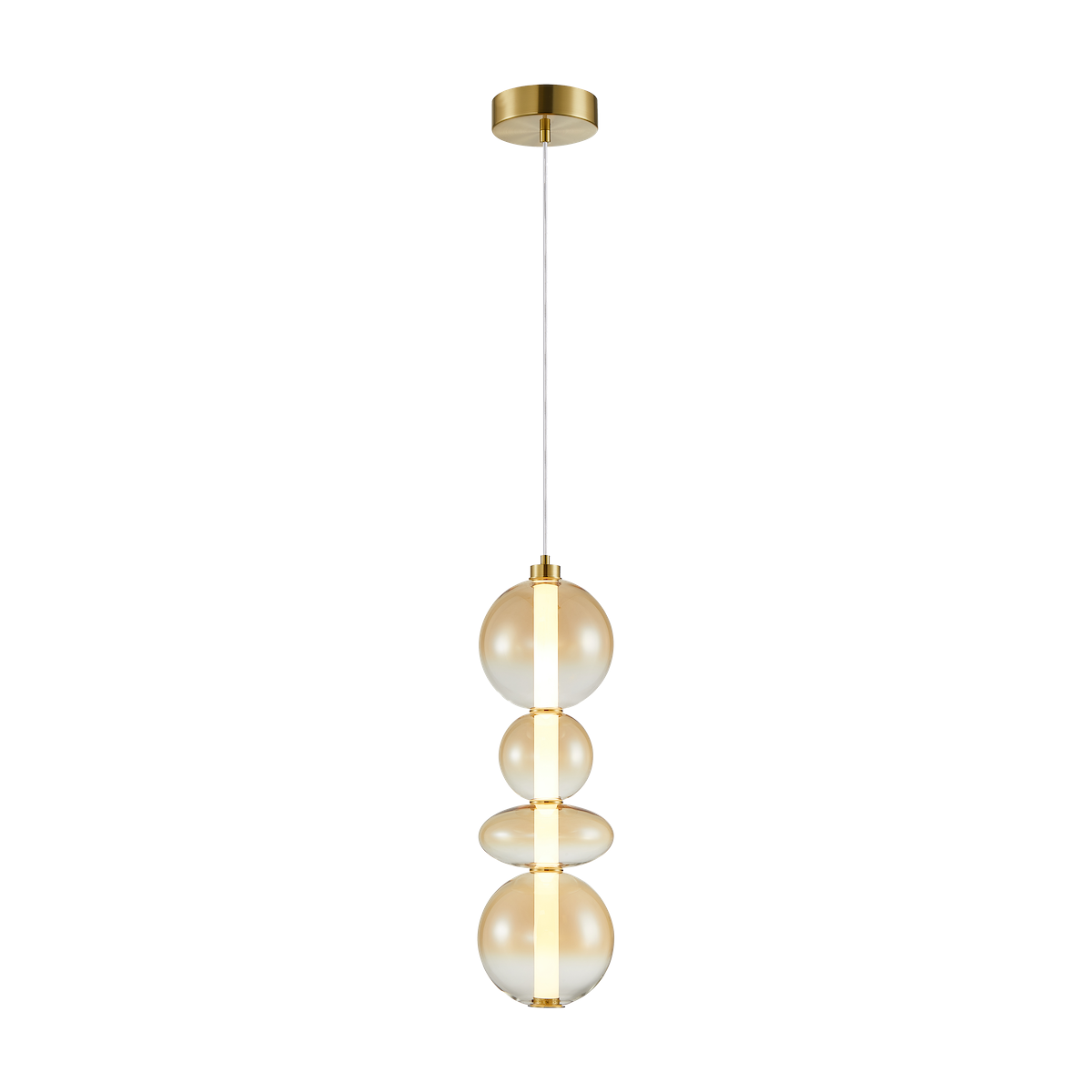 MiLagro Lampa wisząca DAPHNE AMBER 36W ML0346
