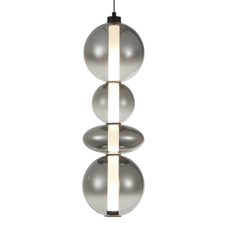 MiLagro MILML0347 - lampa DAPHNE SMOKED 36W niepowtarzalne oświetleni