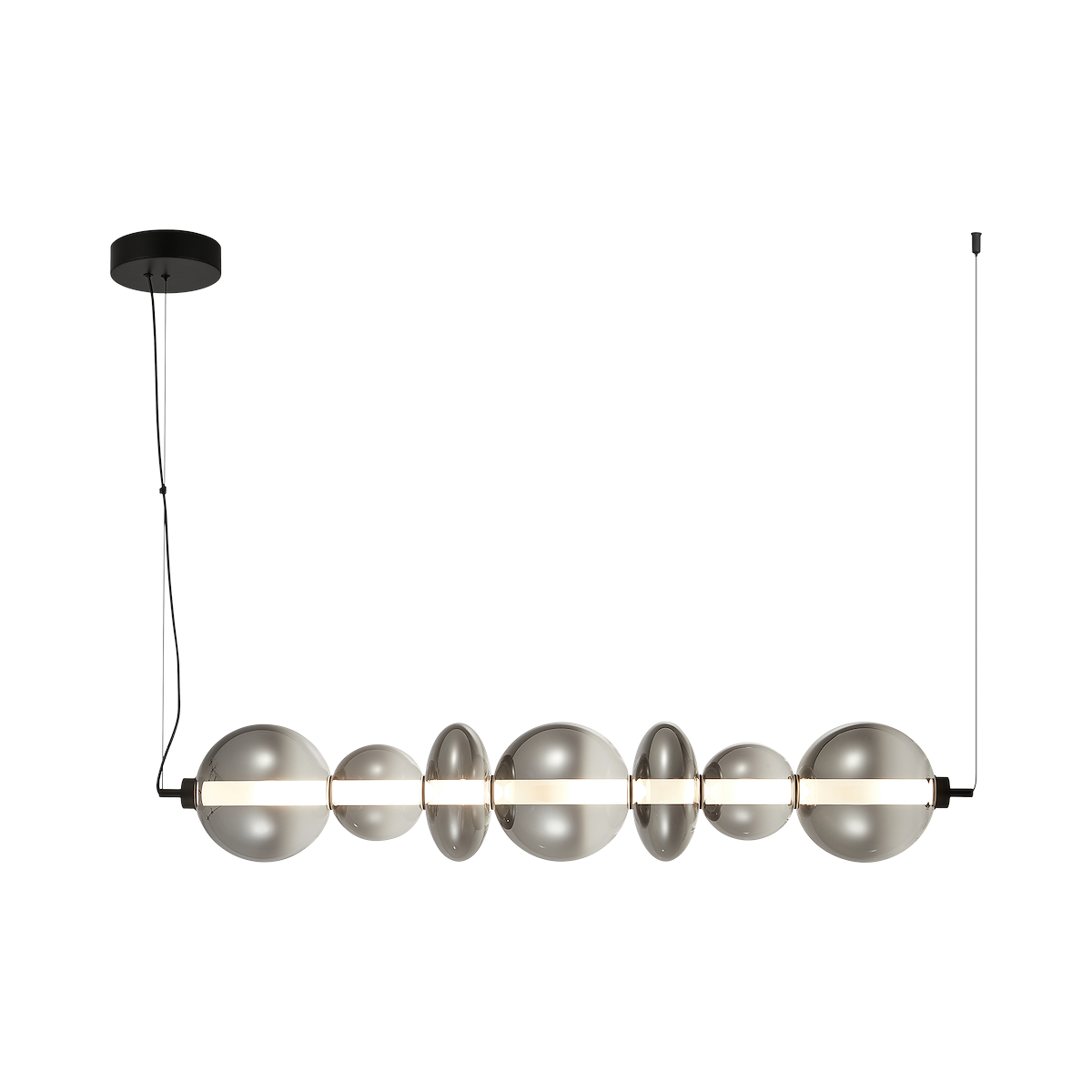 MiLagro Lampa wisząca DAPHNE SMOKED 40W ML0348