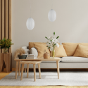 MiLagro Lampa wisząca BRAGA WHITE 1xE27 ML0350