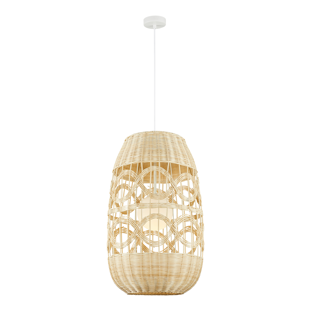MiLagro MILML0353 - lampa boho ARONA fi400 wyjątkowy element aranżacj