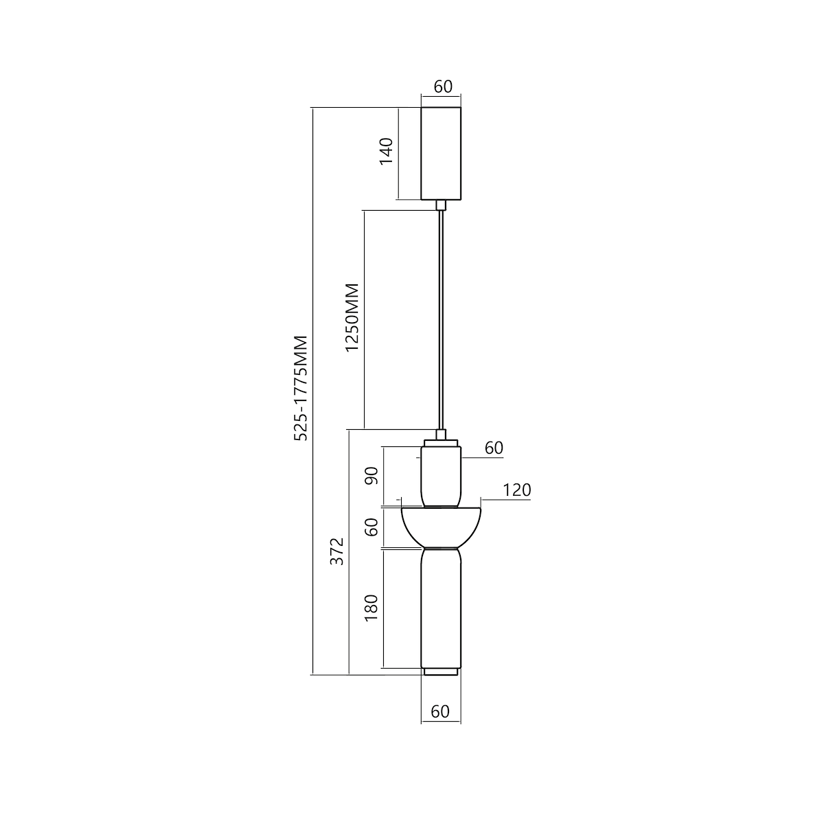 MiLagro Lampa wisząca CAMPO 19W LED ML0356