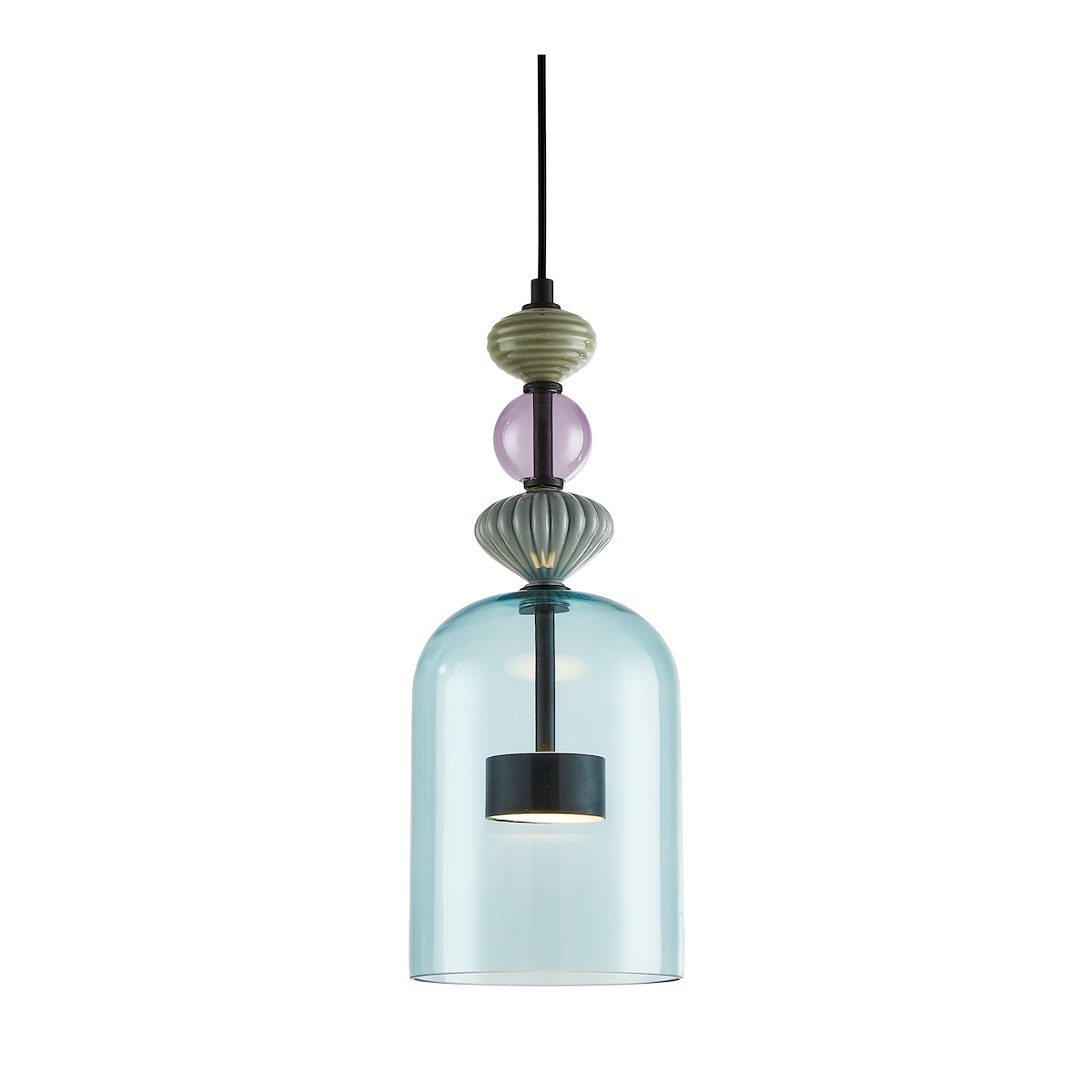 MiLagro Lampa wisząca Arte 12W Led śr. 16cm czarny ML0358