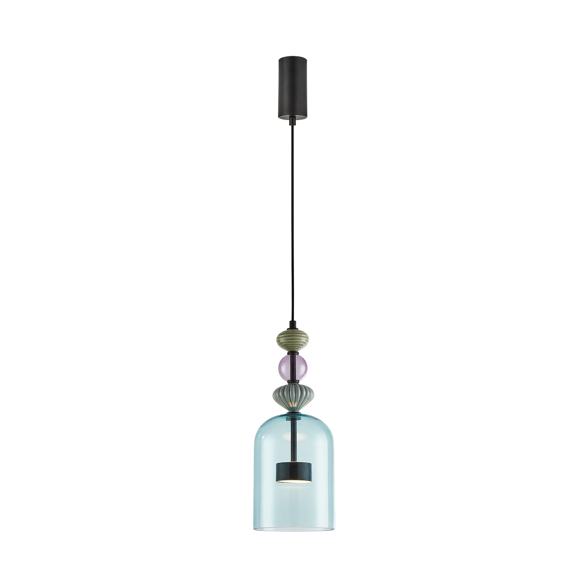 MiLagro Lampa wisząca Arte 12W Led śr. 16cm czarny ML0358