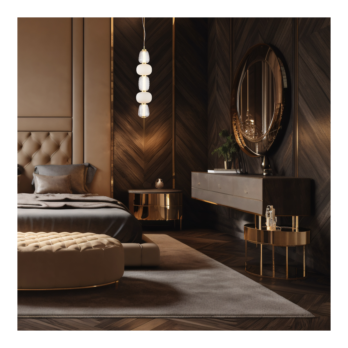 MiLagro MILML0361 - lampa CARO GOLD 40W dekoracyjne oświetlenie