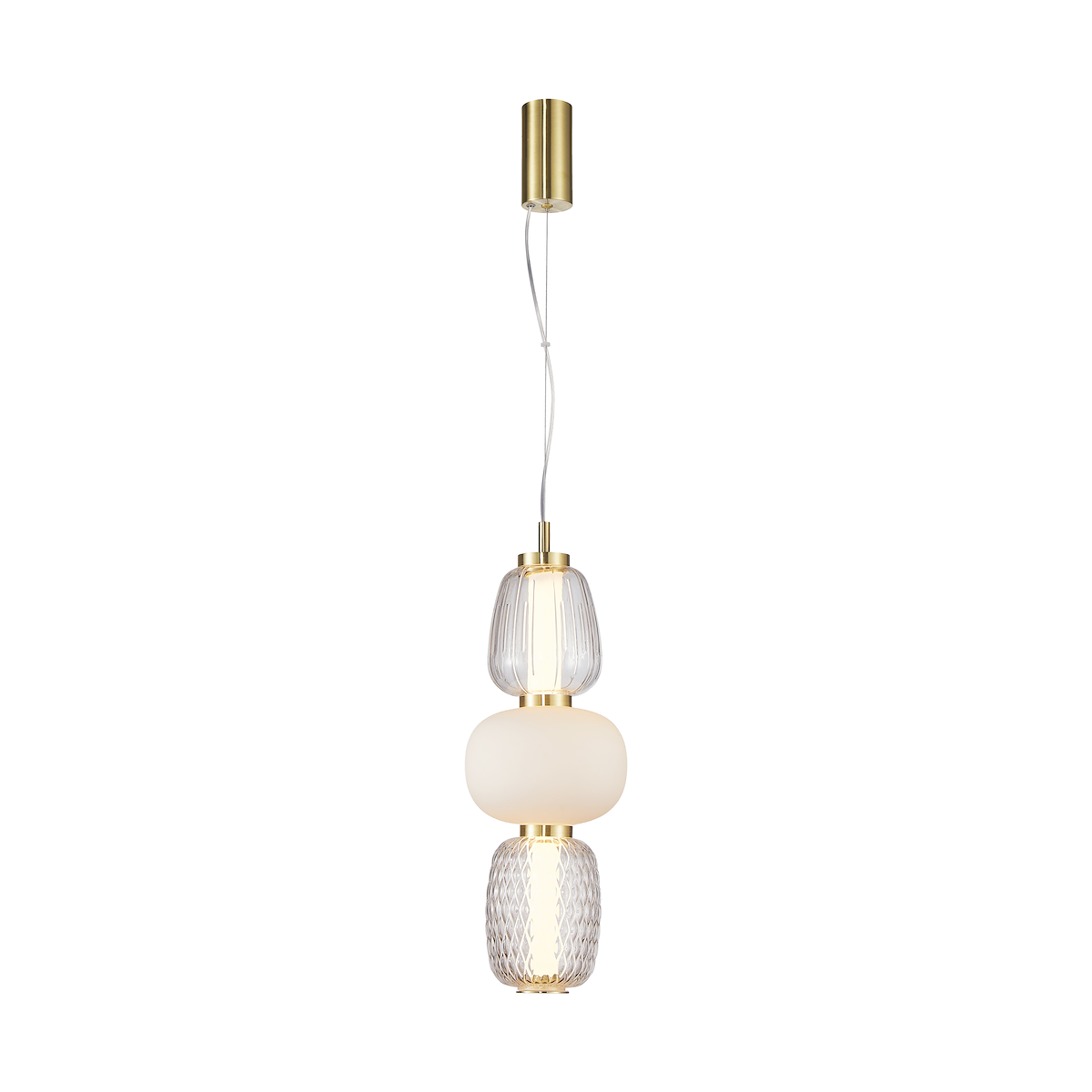 MiLagro Lampa wisząca CARO GOLD 28W LED ML0363