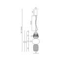 MiLagro MILML0363 - lampa CARO GOLD 28W premium oświetlenie