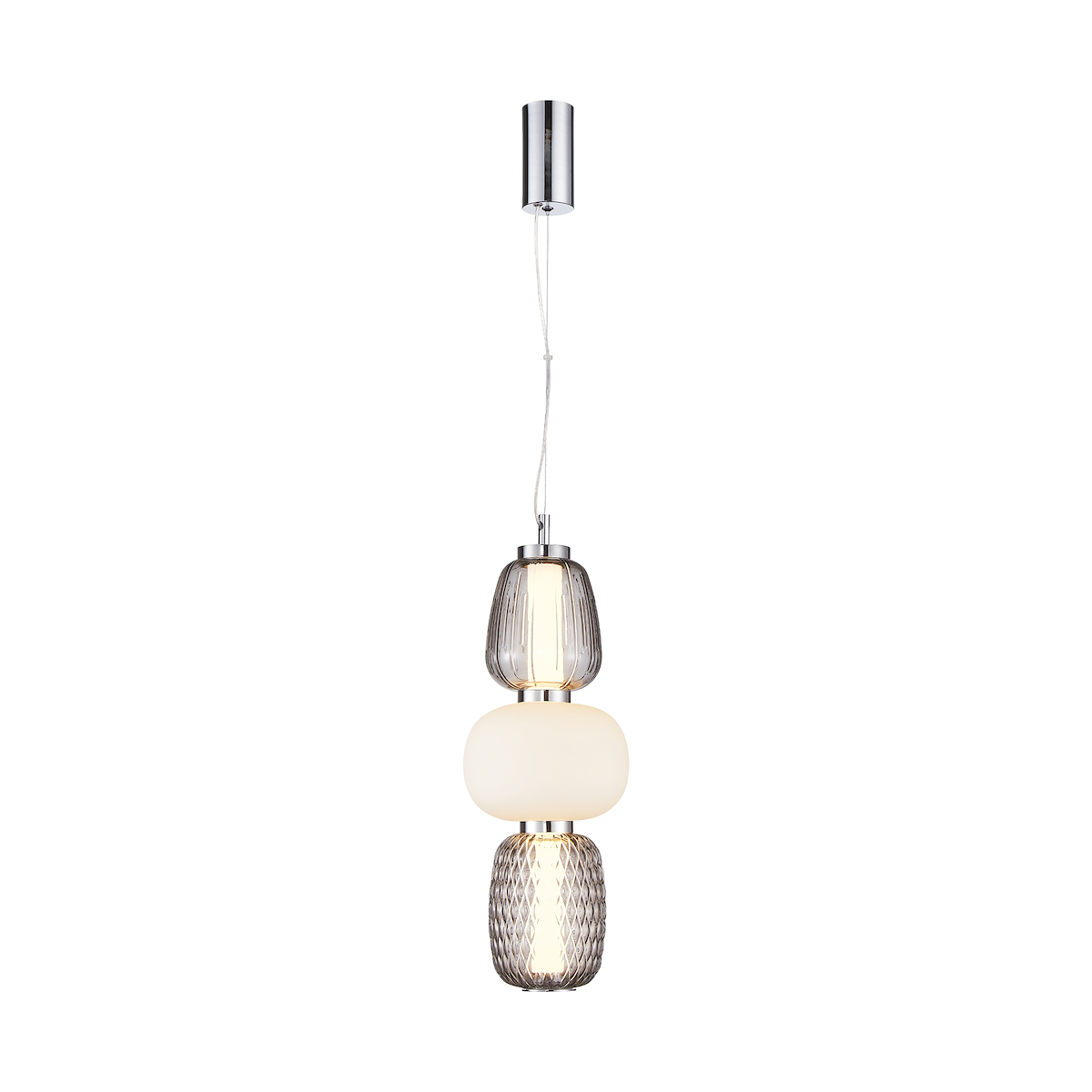MiLagro Lampa wisząca CARO SMOKED 28W LED ML0364