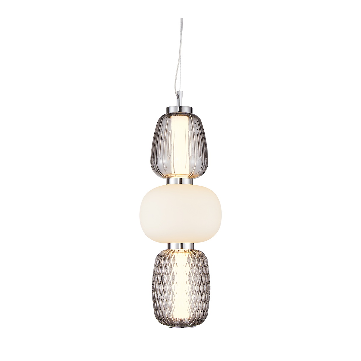 MiLagro Lampa wisząca CARO SMOKED 28W LED ML0364