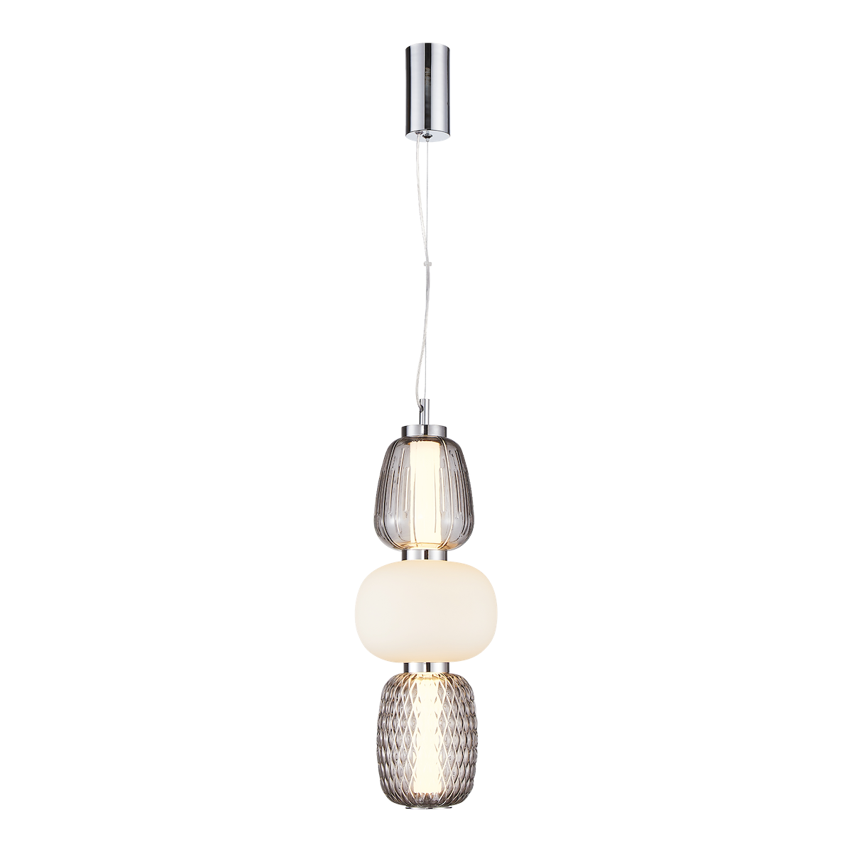 MiLagro MILML0364 - lampa CARO SMOKED 28W nietuzinkowe oświetlenie