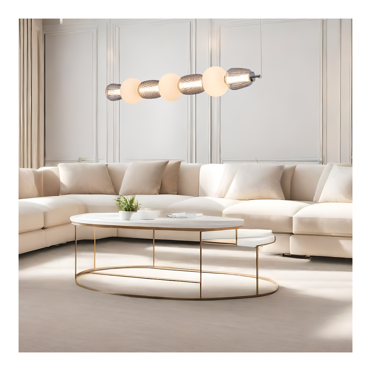 MiLagro Lampa wisząca CARO SMOKED 42W LED ML0366