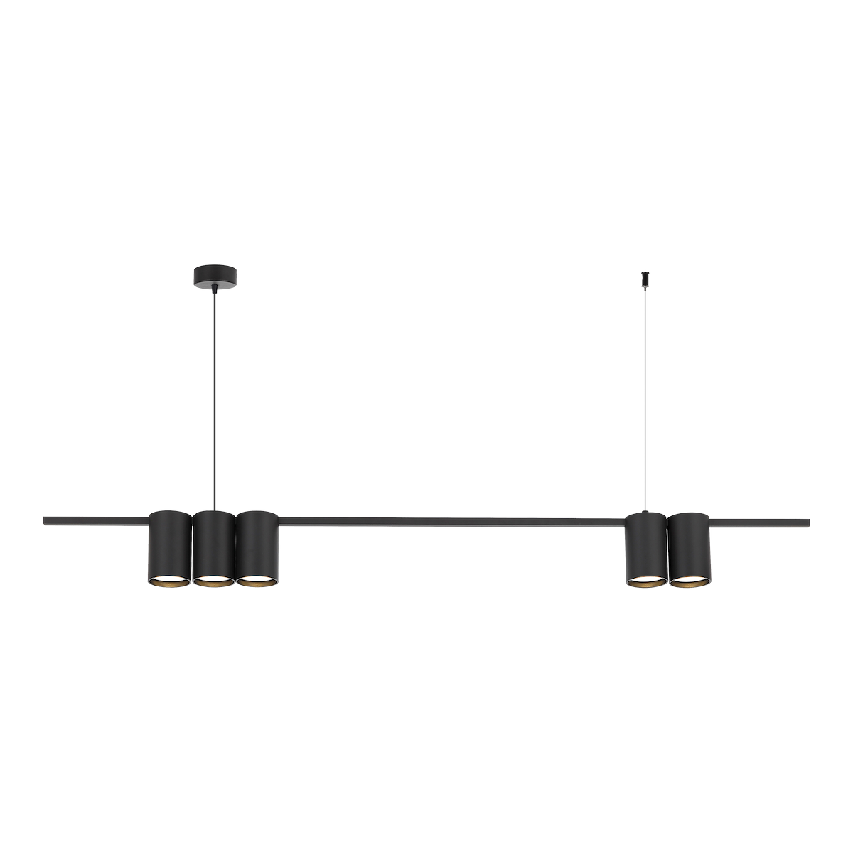 MiLagro MILML0367 - GENESIS BLACK 5xGU10 wyjątkowa iluminacja