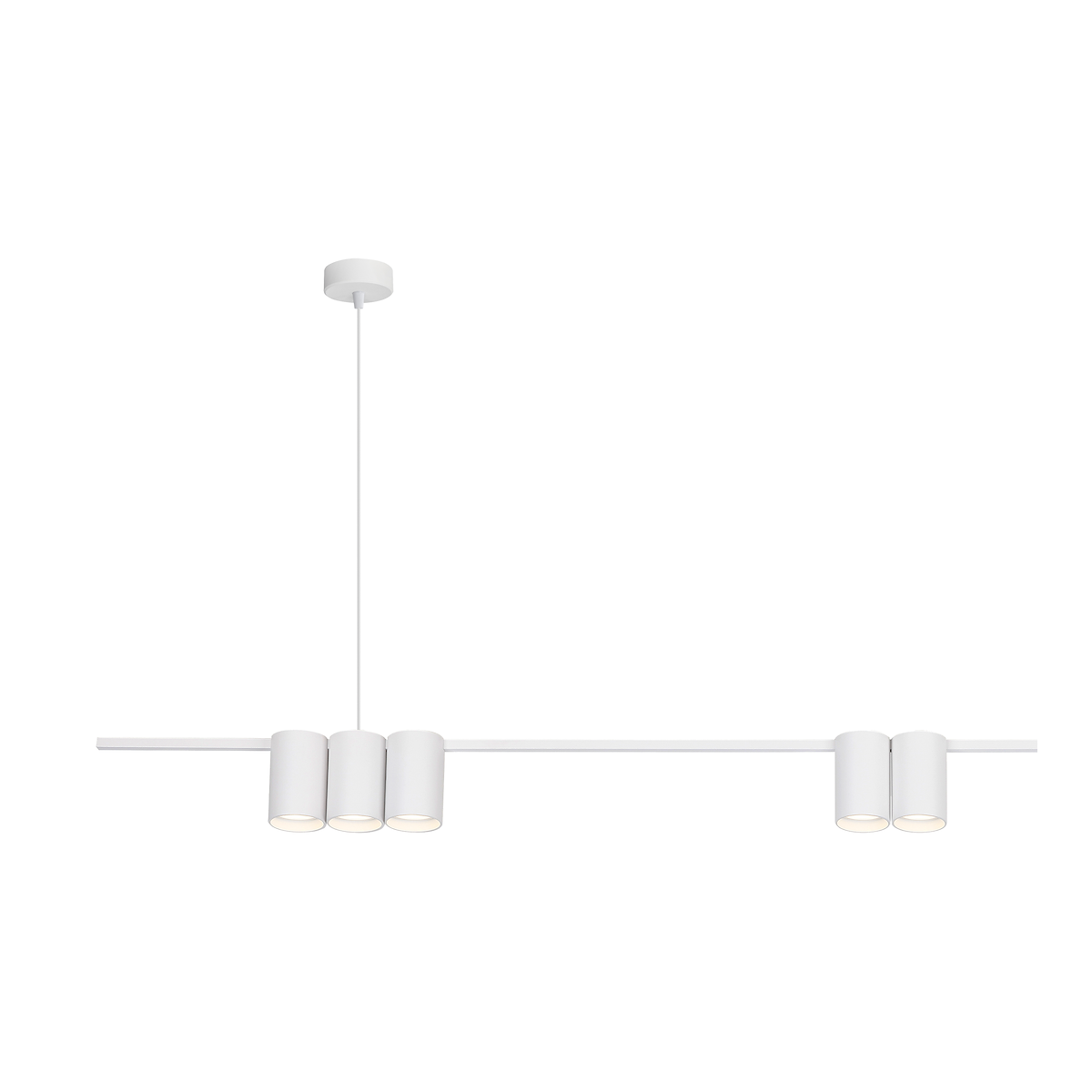 MiLagro MILML0371 - GENESIS WHITE 7xGU10 nowoczesne lampy do wnętrz